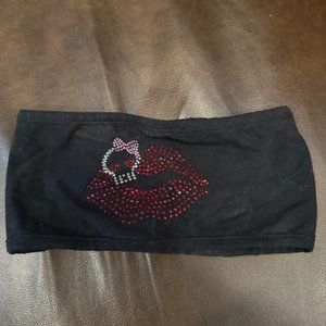 Danbando One Size Fits Most Fabric Head Band with Pony Tail Opening